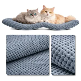 polka-scienna-dla-kota-wiszaca-podwojny-luk-100x32x4-dot-blue-gray