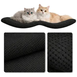 polka-scienna-dla-kota-wiszaca-podwojny-luk-100x32x4-dot-black
