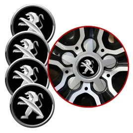 emblematy-na-felgi-4szt-kolpaki-kola-peugeot-komplet-premium-60mm