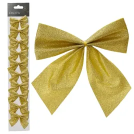 kokardy-kokardki-ozdobne-zlote-brokatowe-na-choinke-prezent-6cm-8szt