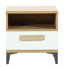 szafka-nocna-mlodziezowa-z-polka-i-szuflada-dab-bialy-polysk-kubo-kb11
