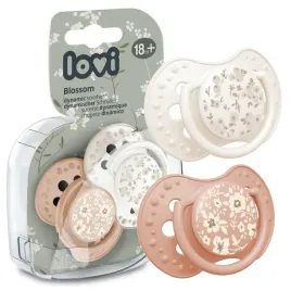 lovi-smoczek-uspokajajacy-dynamiczny-18m-blossom-ivory