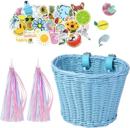 niebieski-zestaw-rowerowy-koszyk-naklejki-dzwonek-prezent-dla-chlopczyka