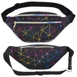 saszetka-damska-biodrowka-nerka-czarna-z-paskiem