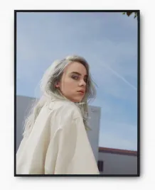 plakat-a3-30x40-w-ramie-imp-billie-eilish-01