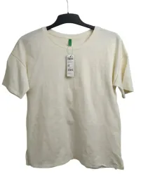 bluzka-damska-benetton-rozmiar-s-kremowa