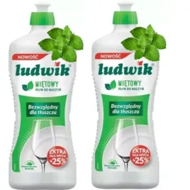 plyn-do-mycia-naczyn-ludwik-mietowy-x2-sztuki