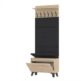 garderoba-100x30d1n2-4pan-szafka-na-buty-wieszak-panele-sonoma