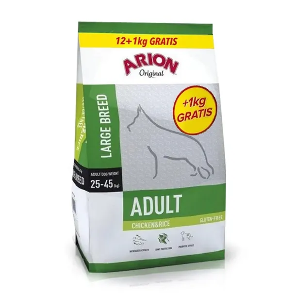 Arion Adult Large Chicken Rice 12kg + 1kg GRATIS
