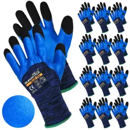 rekawice-robocze-wodoodporne-rekawiczki-mocne-latex-pianka-manualne-12par