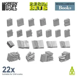 3d-printed-set-resin-books-ksiegi-22-szt