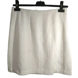 spodnica-spodniczka-mini-reserved-rozmiar-m-kremowa