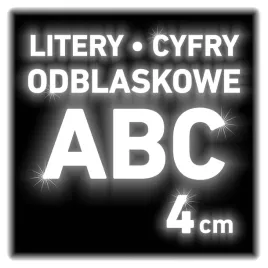 napisy-litery-i-cyfry-odblaskowe-samoprzylepne-naklejki-swiecace-auto-4-cm