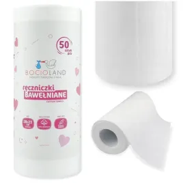 bocioland-reczniki-bawelniane-jednorazowe-dla-niemowlat-rolka-50-szt