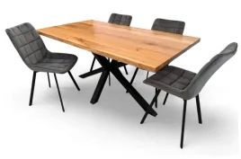 zestaw-stol-debowy-90x160-metalowe-nogi-4-krzesla-szary-velvet