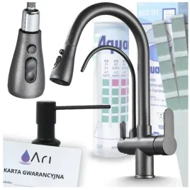dozownik-bateria-do-kuchni-grafit-elastyczna-wylewka-sluchawka-kran-zestaw