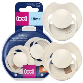 lovi-smoczek-uspokajajacy-dynamiczny-prime-18m-coconut-ivory-z-etui