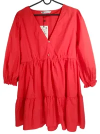 sukienka-zara-rozmiar-l-czerwona