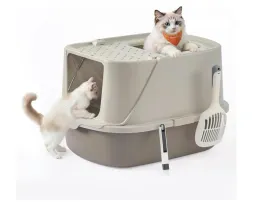 kuweta-dla-kota-zamykana-z-lopatka-feandrea-szary