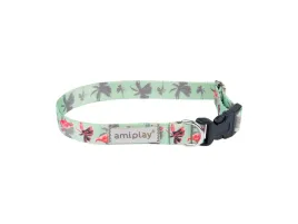 amiplay-obroza-regulowana-behappy-m-flamingo