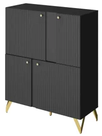 komoda-szafka-czarna-ryflowane-fronty-mdf-104cm-3d-reno-kd-2-meble-craft