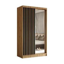 szafa-przesuwna-lami-120-cm-dab-artisan-czarny-front-lustro