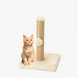 drapak-kota-legowisko-sizal-40cm-pileczka-bezowy