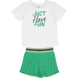 komplet-letni-dla-dziewczynki-zielono-bialy