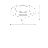 zarowka-reflector-diffuser-led-es111-9w-ciepla-stan-nowy