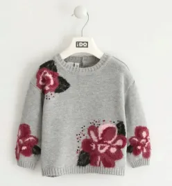 sweterek-dla-dziewczynki-ido-z-motywem-kwiatowym