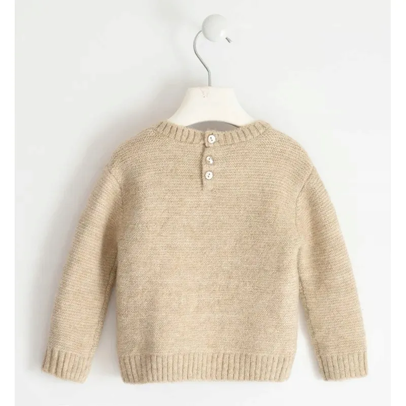 sweter-dla-dziewczynki-ido-bezowy