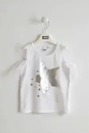 bluzka-dziewczeca-biala-z-nadrukiem-ido