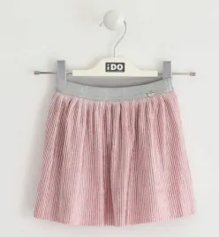 spodnica-dla-dziewczynki-plisowana-rozowa