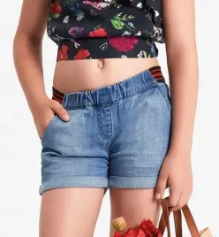 spodenki-dziewczece-jeansowe-z-guma