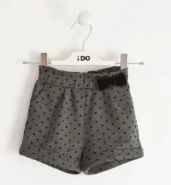 spodenki-dziewczece-szare-groszki-ido