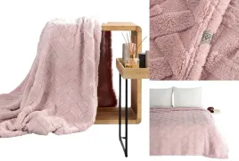 koc-pled-kapa-eurofirany-70x160-caro-flano-narzuta-na-fotel-rozowy