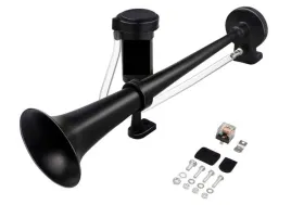 sygnal-fanfara-440mm-czarna-z-kompresorem-i-przekaznikiem-12v