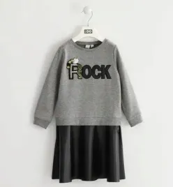 sukienka-dziewczeca-ocieplana-szara-z-aplikacja