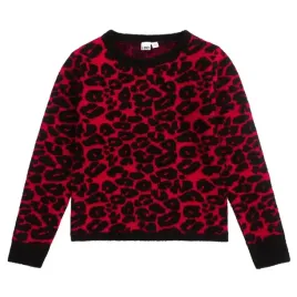 sweter-dziewczecy-czerwono-czarny-w-panterke