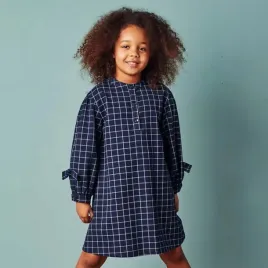 sukienka-dla-dziewczynki-granatowa-w-krate
