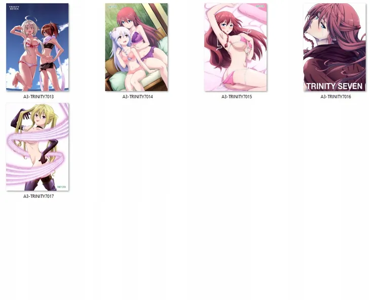 plakat-trinity-seven-do-wyboru-stan-opakowania-oryginalne