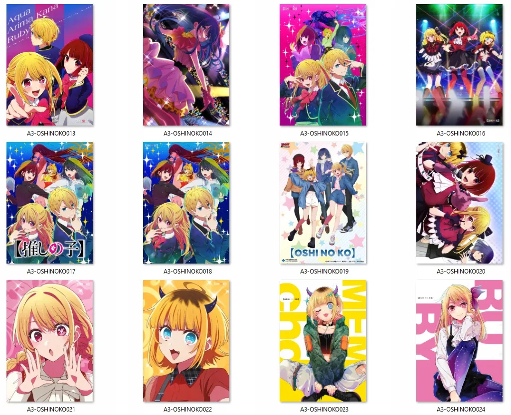 plakat-a3-oshi-no-ko-do-wyboru