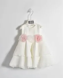 sukienka-niemowleca-smietankowa-z-aplikacja