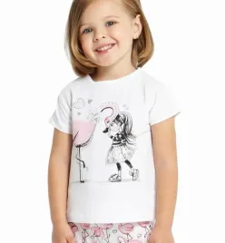 t-shirt-dziewczecy-bialy-z-nadrukiem