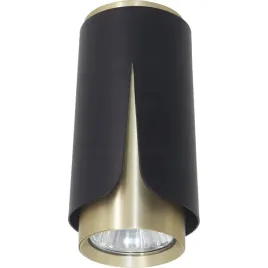 lampa-sufitowa-tuba-flower-gu10-czarna-zlota