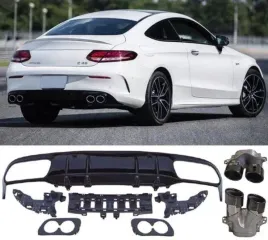 dyfuzor-mercedes-c205-a205-look-c43-amg-black
