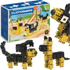 klocki-clicformers-74-el-brave-friends-piesek-konstrukcyjne-edukacyjne-3w1