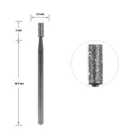 staleks-frez-diamentowy-walec-czerwony-25-6-mm