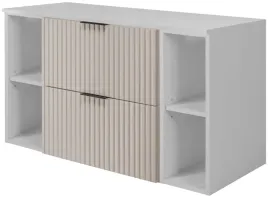 zestaw-kaszmirowa-szafka-lazienkowa-pod-umywalke-100-cm-z-bialymi-regalami