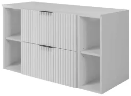 zestaw-biala-szafka-lazienkowa-pod-umywalke-100-cm-z-bialymi-regalami-blat
